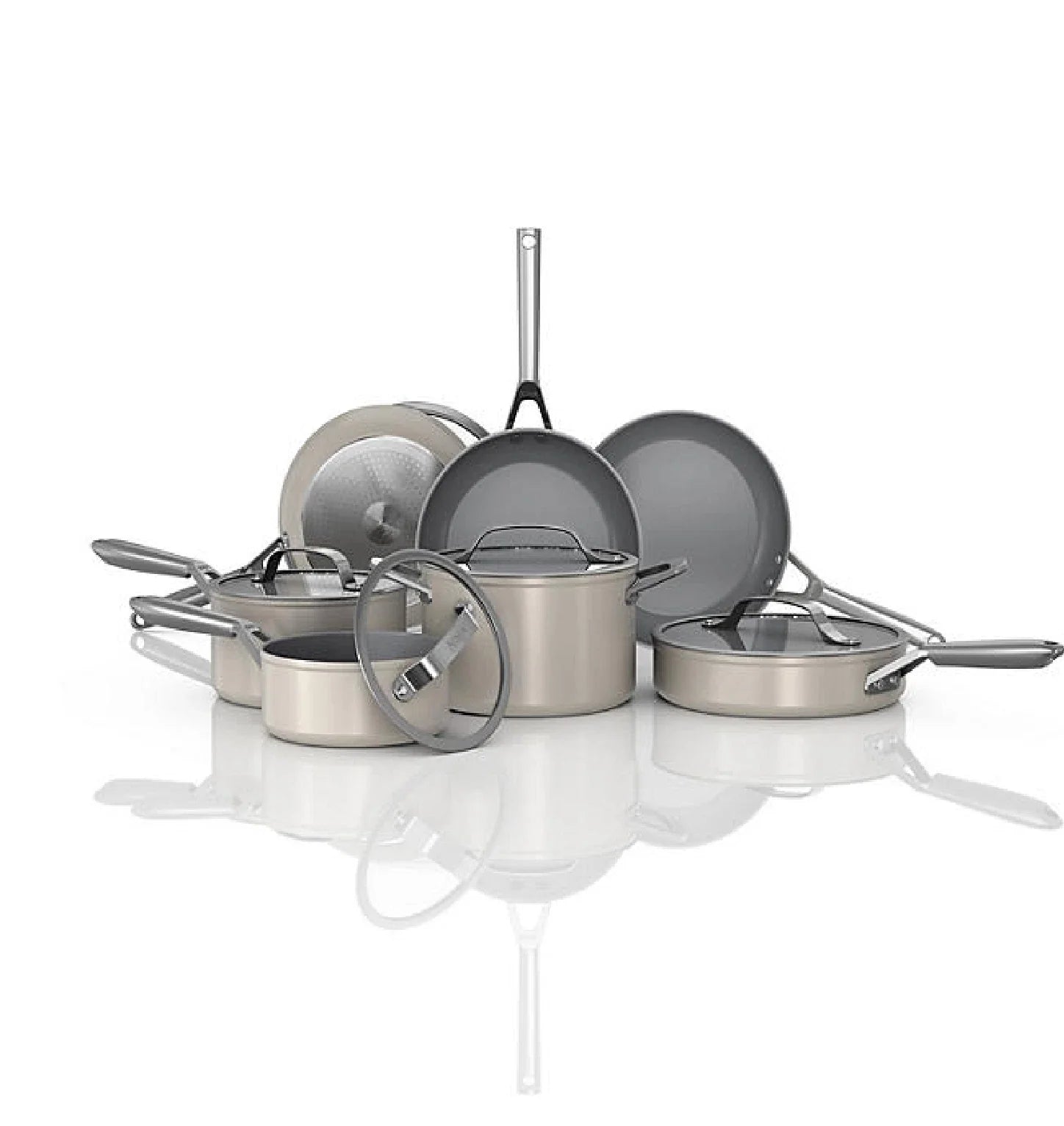 NeverStick Ceramic Pro 12-Piece Cookware Set